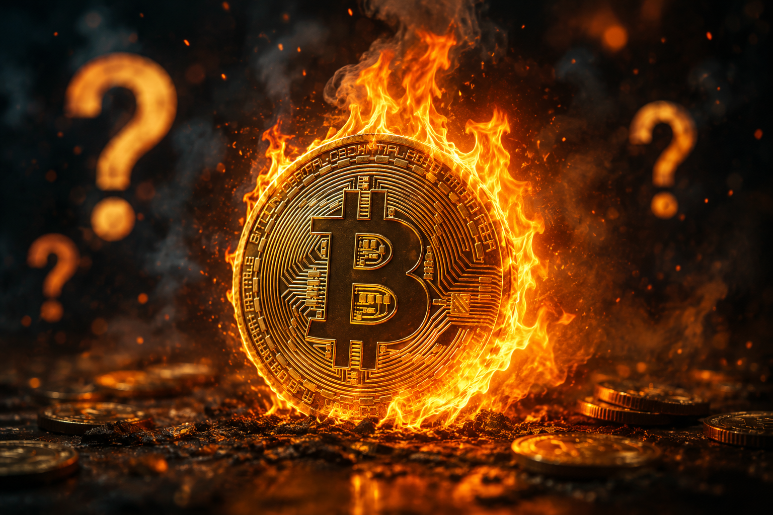 burning bitcoin