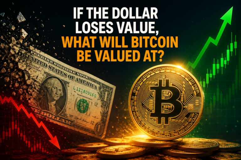 If the dollar loses value, what will bitcoin be valued at? blog 6 4